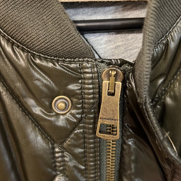 Men’a Burberry Brit Vest dark Green quilted vintage - Picture 6 of 6